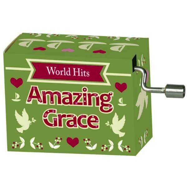 Handkurbel Musikdose Amazing Grace