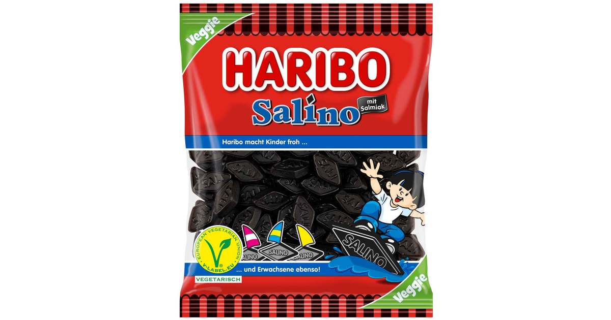 Haribo Salino veggie 175g | Sweets.ch