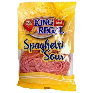 King Regal Erdbeer Spaghetti sour 200g - King Regal