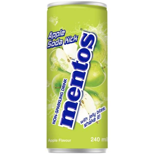 Mentos Drink Apple Soda Kick 240ml - Mentos
