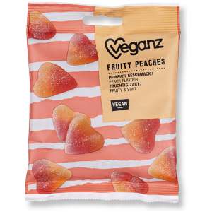 Veganz Fruchtgummi Fruity Peaches 100g - Veganz