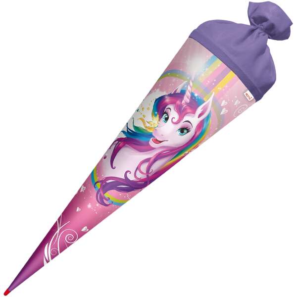 Schultüte Einhorn 70cm - Roth