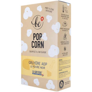 Popcorn Gruyère AOP & schwarzer Pfeffer 60g - Be! Popcorn