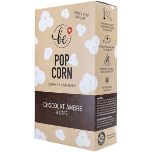 Popcorn Dunkle Villars-Schokolade & Kokosnuss 70g - Be! Popcorn