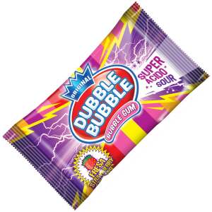Dubble Bubble Gum Erdbeere sauer - Dubble Bubble