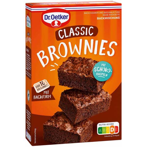 Dr. Oetker Backmischung Brownies Classic 462g - Dr. Oetker