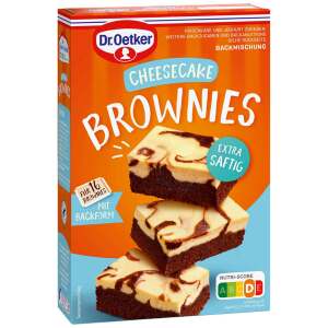Dr. Oetker Backmischung Cheesecake Brownies 446g - Dr. Oetker