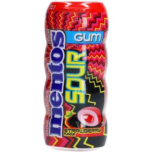 Mentos Gum Sour Strawberry zuckerfrei 15er - Mentos