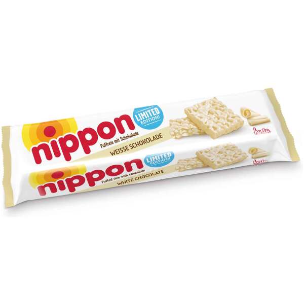 Nippon Puffreis weisse Schokolade 200g