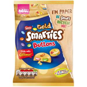 Smarties Buttons Gold 85g - Smarties