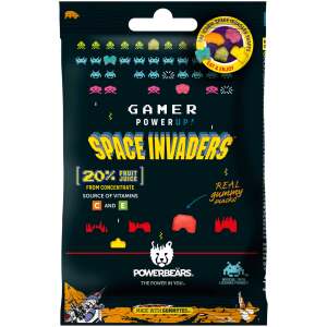 Powerbeärs Gamer PowerUp Space Invaders 50g - POWERBEÄRS