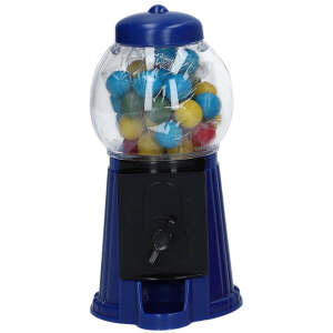 Mini Kaugummi-Automat blau gefüllt mit 35g Packung - Sweet Flash