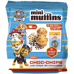 Paw Patrol Mini Muffin Chocolate Chips 125g - Sweets
