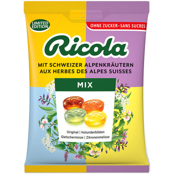 Ricola Kräuter Mix Zuckerfrei 125g - Ricola