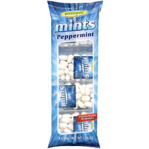 Mints Peppermint Zuckerdragees mit Pfefferminzgeschmack 4x16g - Woogie