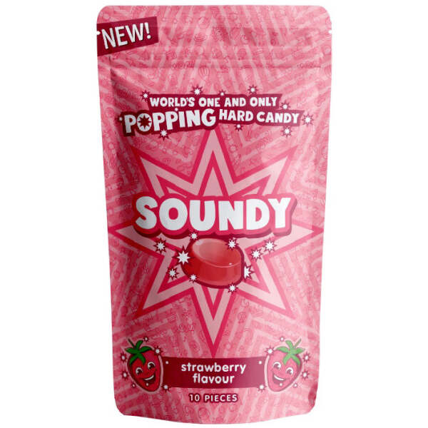 Soundy Sour Strawberry 30g - Soundy Candy