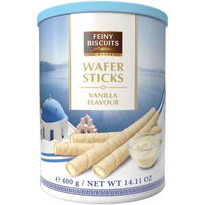 Waffelröllchen mit Vanillegeschmackcreme 400g - Feiny Biscuits
