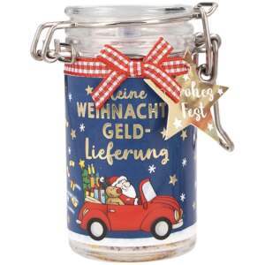 Geldgeschenk Einmachglas Weihnachtsgeld-Lieferung - Sweets