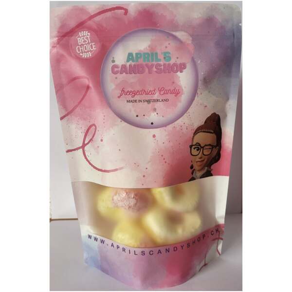 April's Freeze Candies Hulahoop Peach 50g - April's Candyshop