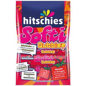 hitschies Softi Qubbies Erdbeere 80g - Hitschies