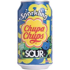 Chupa Chups Drink Sour Blueberry 345ml - Chupa Chups