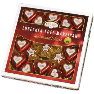 Erasmi Lübecker Edelmarzipan Herzen 250g - Sweets
