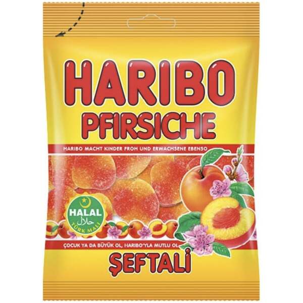 Haribo Halal Pfirsiche 100g - Haribo