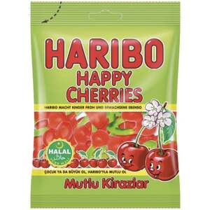 Haribo Halal Happy Cherries 100g - Haribo