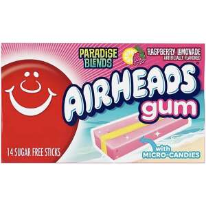 Airheads Gum Raspberry Lemonade 33g - Airheads