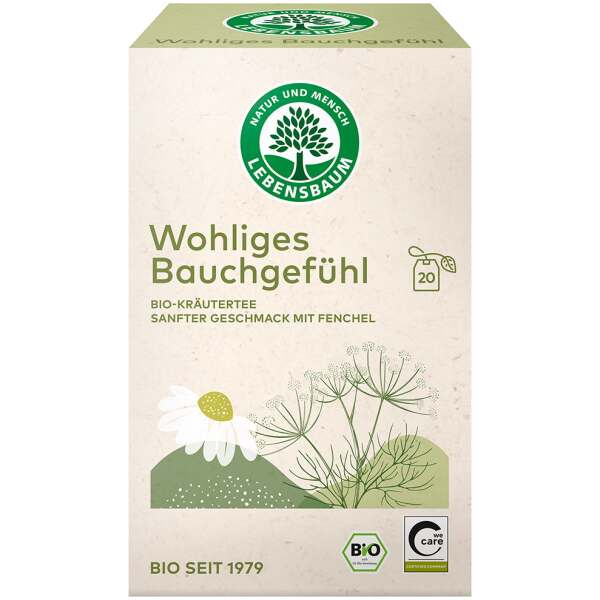 Lebensbaum Wohliges Bauchgefühl Kräutertee 20 x 1.5g - Lebensbaum