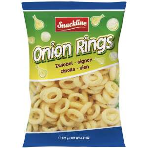 Onion Rings Maissnack gesalzen 125g - Snackline
