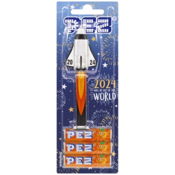 PEZ Special Crystal Space Shuttle Neujahr 2024 - PEZ