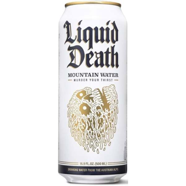 Bever Liquid Death Wasser ohne Kohlensäure 500ml - Liquid Death
