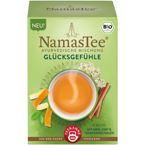 Teekanne NamasTee Glücksgefühle Bio 15er