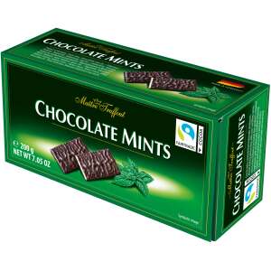 Chocolate Mints Zartbitter Täfelchen Minze 200g - Maître Truffout
