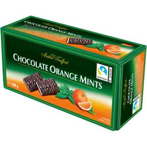 Chocolate Zartbitter Täfelchen Orange/Minze 200g - Maître Truffout