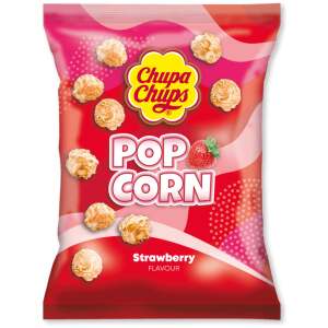 Chupa Chups Popcorn Strawberry 110g - Chupa Chups