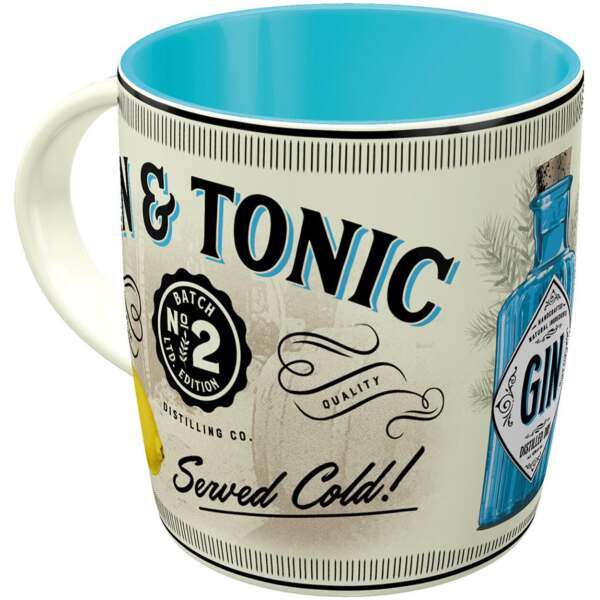 Nostalgic Art Gin & Tonic Served Cold Tasse - Nostalgic Art