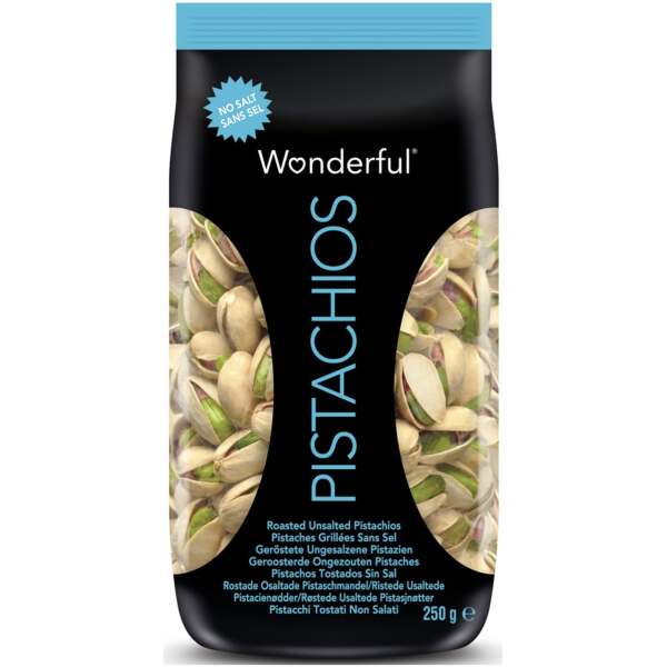 Wonderful Pistazien nicht gesalzen 250g - Wonderful Pistachios