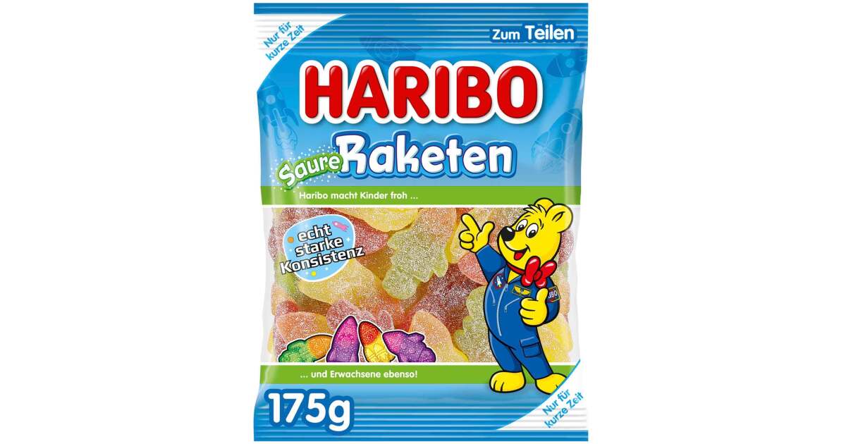 Haribo Saure Raketen 175g | Sweets.ch