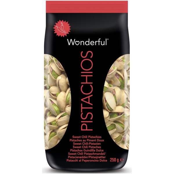 Wonderful Pistazien Sweet Chilli 250g - Wonderful Pistachios