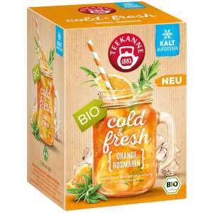 Teekanne cold & fresh Orange-Rosmarin Bio 15er - Teekanne
