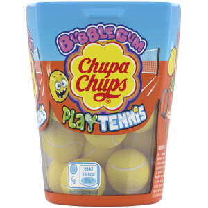 Chupa Chups Play Tennis Bubble Gum 90g - Chupa Chups