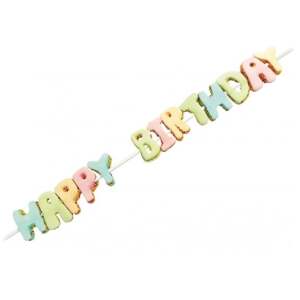 Happy Birthday Letter Marshmallow 84g - The Marshmallow Castle