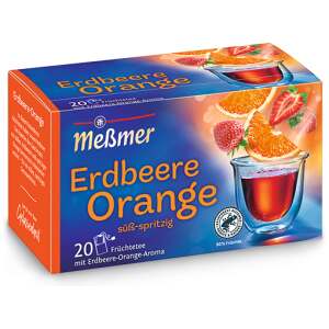 Messmer Erdbeere-Orange Tee 20er - Messmer