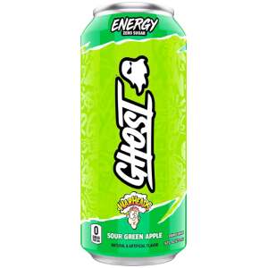 Ghost Energy Sour Apple Warheads 473ml - Ghost Energy Drinks