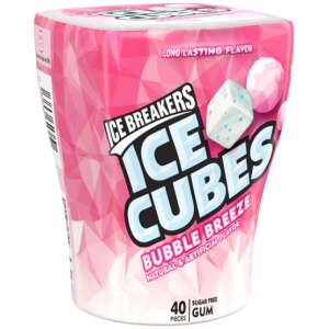 Ice Breakers Ice Cubes Bubble Breeze Sugar Free Gum 92g - Ice Breakers