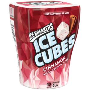 Ice Breakers Ice Cubes Cinnamon Sugar Free Gum 92g - Ice Breakers