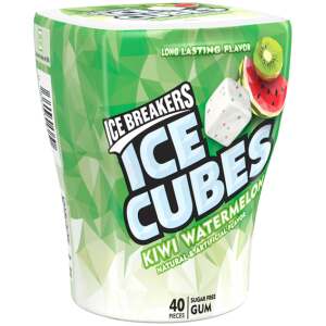 Ice Breakers Ice Cubes Kiwi Watermelon Sugar Free Gum 92g - Ice Breakers