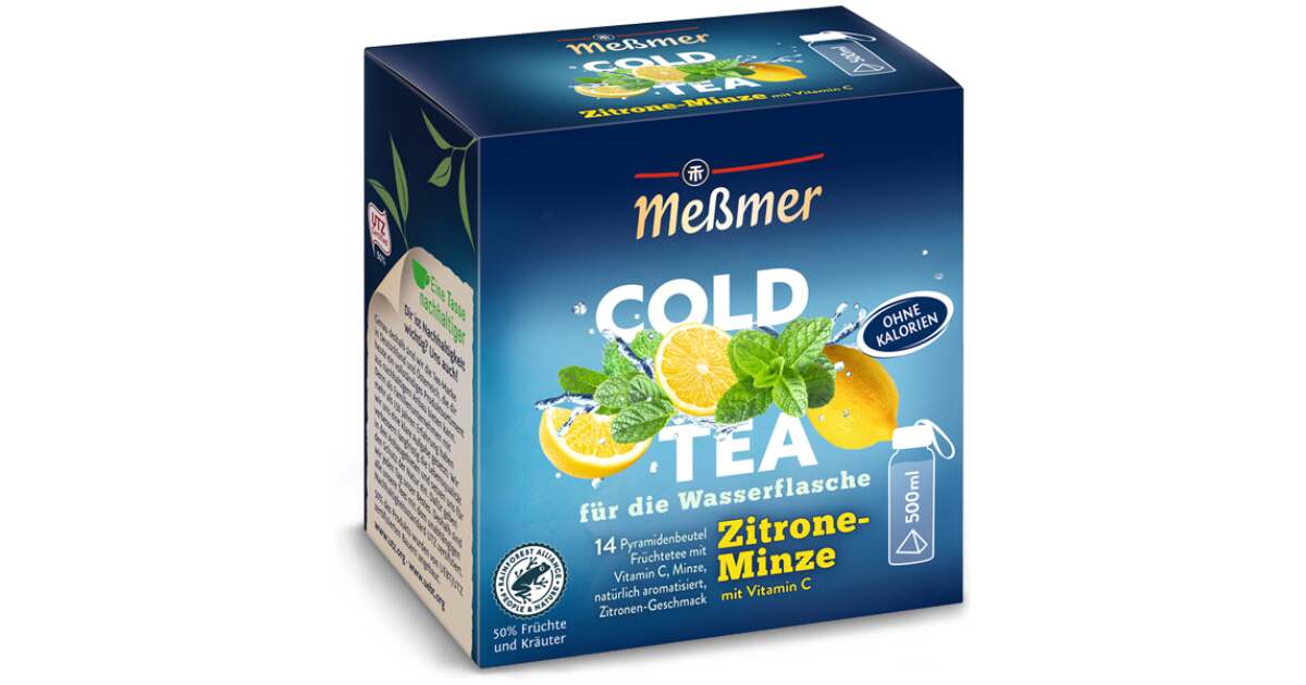 Messmer Cold Tea Zitrone-Minze 14er | Sweets.ch